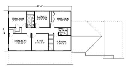 Floorplan 2 for House Plan #526-00053