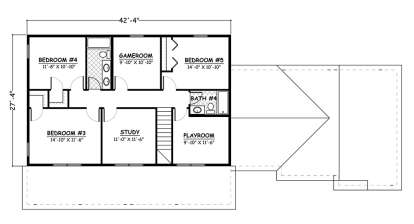Floorplan 2 for House Plan #526-00053