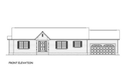 Ranch House Plan #526-00054 Elevation Photo