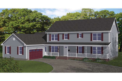 5 Bed, 3 Bath, 3310 Square Foot House Plan - #526-00056