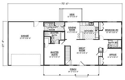 House Plan House Plan #18914 Drawing 1