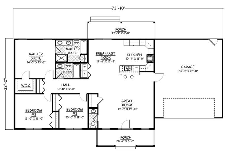 House Plan House Plan #18915 Drawing 1