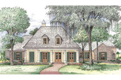 French Country House Plan #7516-00017 Elevation Photo