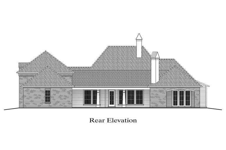 French Country House Plan #7516-00017 Elevation Photo