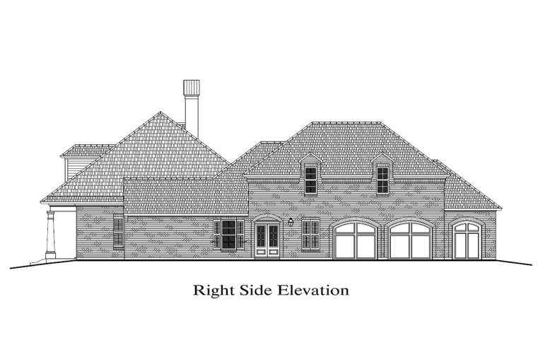 French Country House Plan #7516-00017 Elevation Photo
