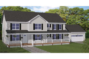 Traditional House Plan #526-00063 Elevation Photo