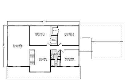 Floorplan 2 for House Plan #526-00063