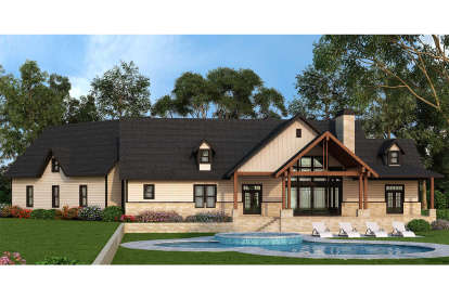 Craftsman House Plan #4195-00020 Elevation Photo