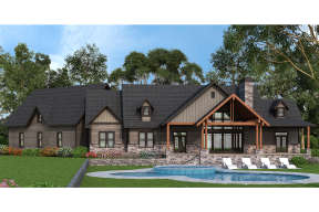 Craftsman House Plan #4195-00020 Elevation Photo