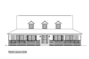 Farmhouse House Plan #526-00066 Elevation Photo