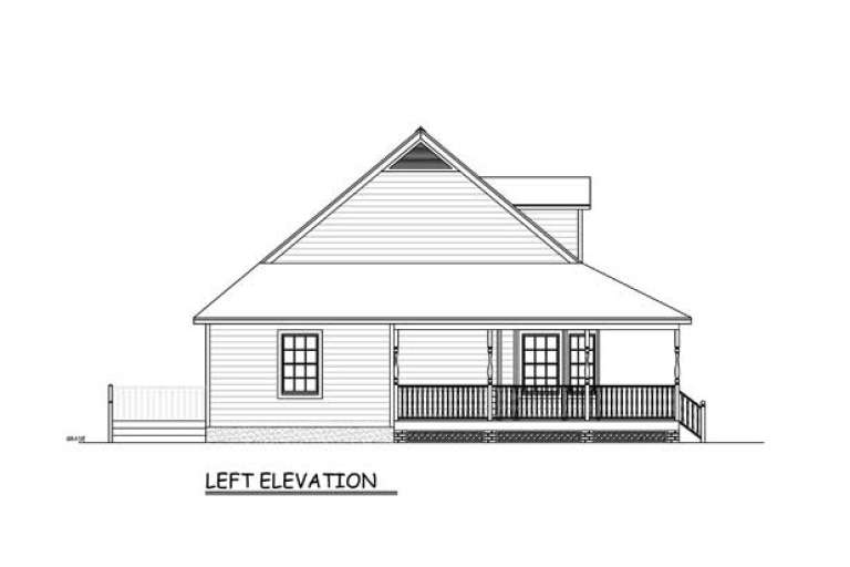 Farmhouse House Plan #526-00066 Elevation Photo