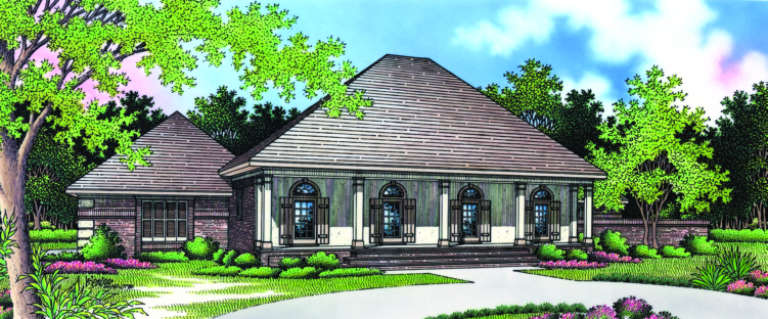 Traditional House Plan #048-00148 Elevation Photo