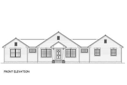 Ranch House Plan #526-00070 Elevation Photo
