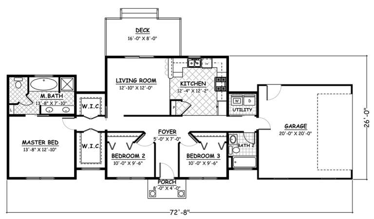 House Plan House Plan #18932 Drawing 1
