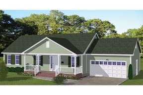Country House Plan #526-00071 Elevation Photo