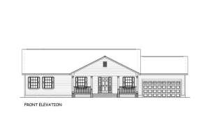 Country House Plan #526-00071 Elevation Photo