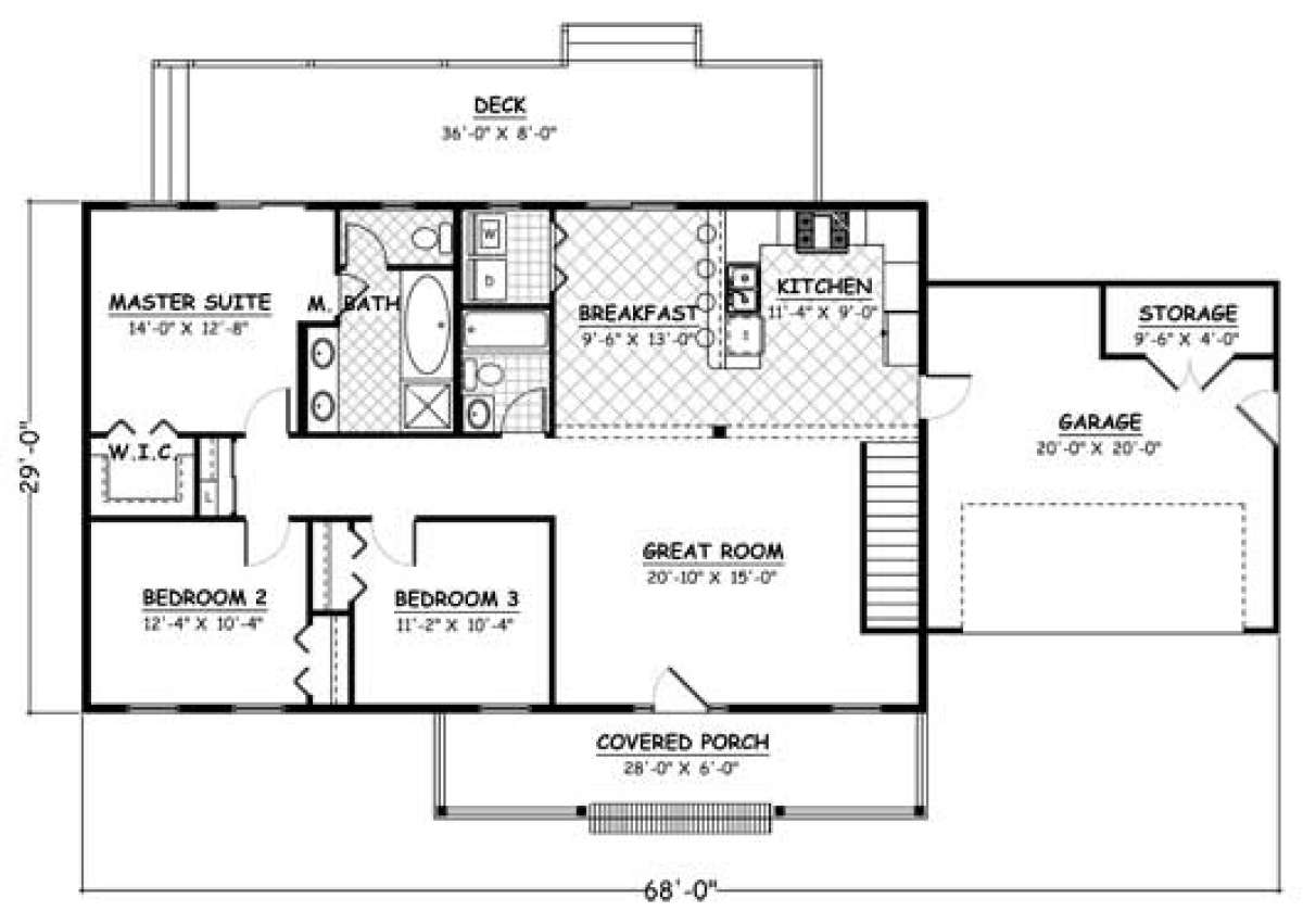 Floorplan 2 for House Plan #526-00071