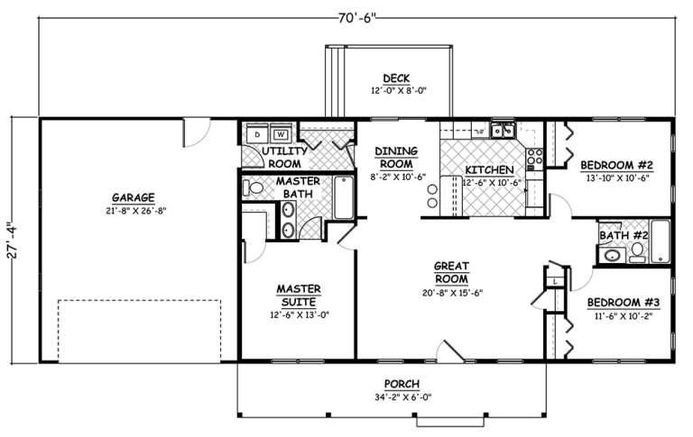 House Plan House Plan #18935 Drawing 1