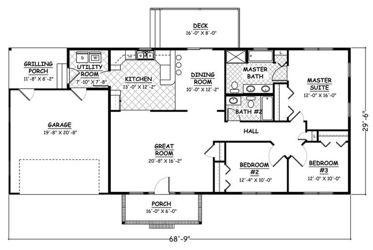 House Plan House Plan #18937 Drawing 1