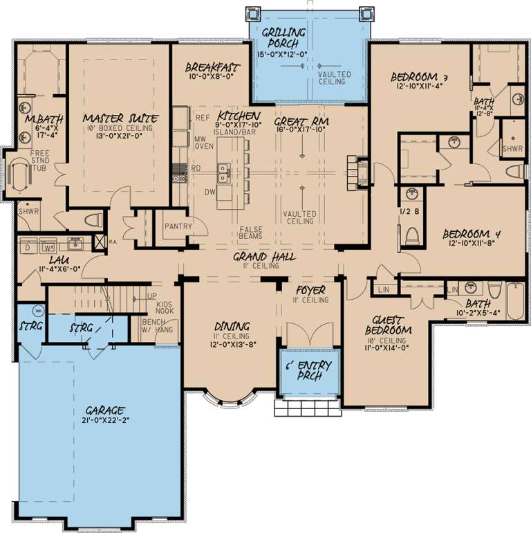 House Plan House Plan #18938 Drawing 1