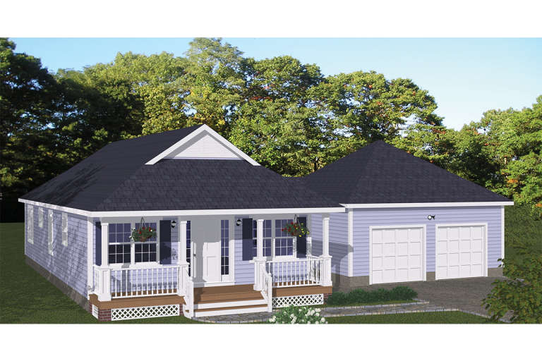 Country House Plan #526-00075 Elevation Photo
