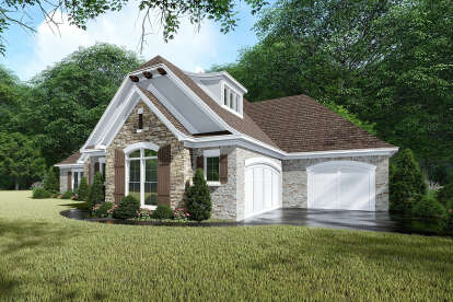 French Country House Plan #8318-00067 Elevation Photo