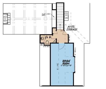 Bonus Room for House Plan #8318-00067