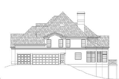 Luxury House Plan #4195-00023 Elevation Photo