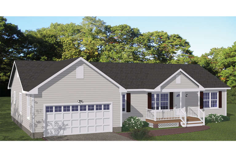 House Plan House Plan #18943 Front Elevation
