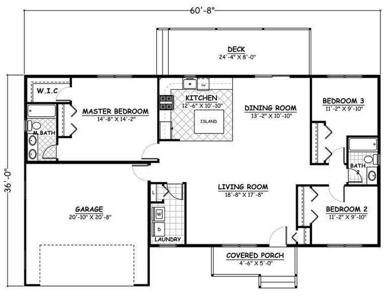 House Plan House Plan #18943 Drawing 1