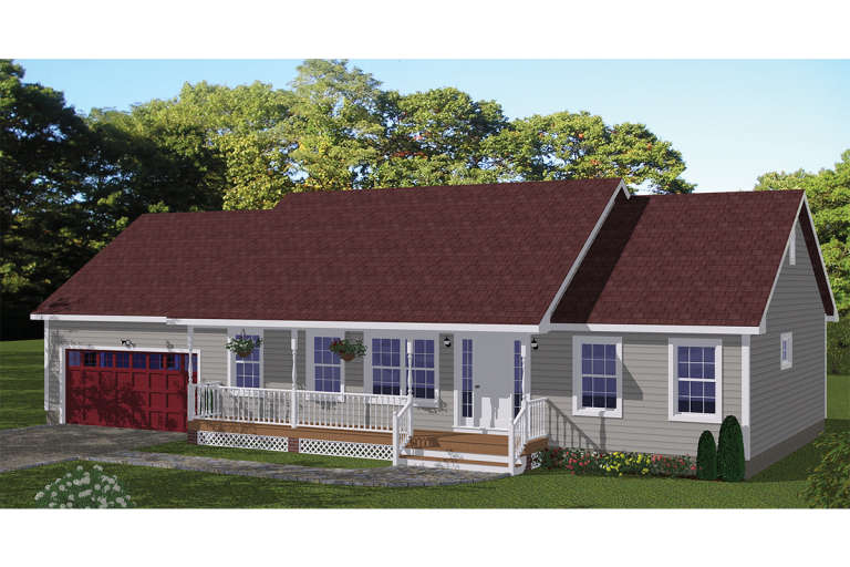 House Plan House Plan #18947 Front Elevation