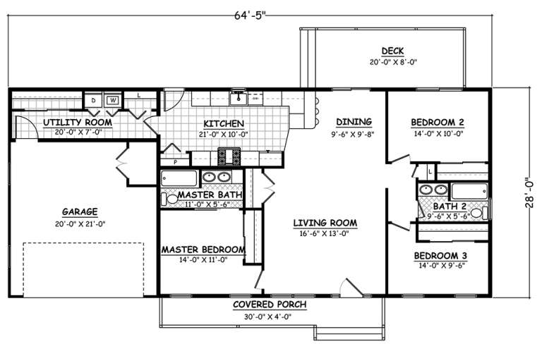 House Plan House Plan #18947 Drawing 1