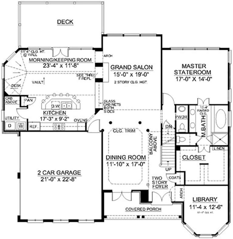 House Plan House Plan #18948 Drawing 1