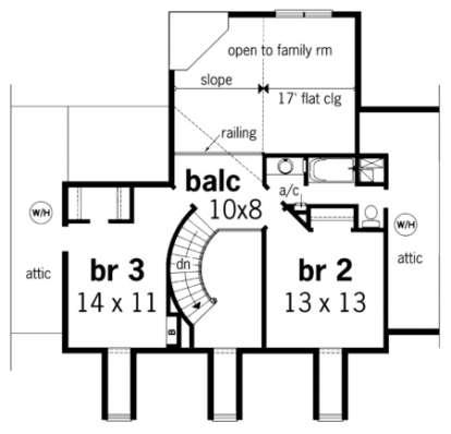 Floorplan 2 for House Plan #048-00149