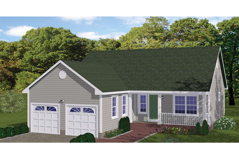 House Plan House Plan #18950 Front Elevation