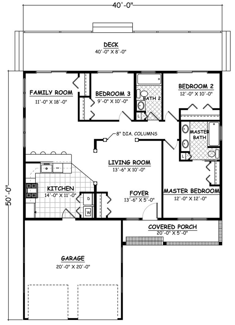 House Plan House Plan #18950 Drawing 1