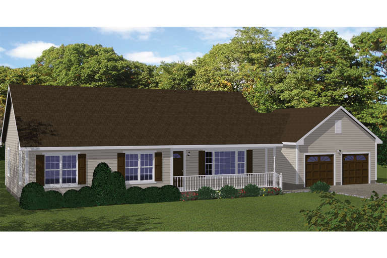 House Plan House Plan #18954 Front Elevation