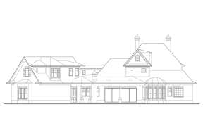 Luxury House Plan #4195-00028 Elevation Photo