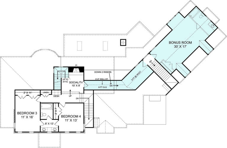 House Plan House Plan #18955 Drawing 2
