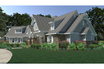 Craftsman House Plan #9401-00093 Elevation Photo
