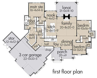 House Plan House Plan #18956 Drawing 1