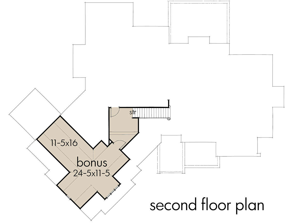 Floorplan 2 for House Plan #9401-00093