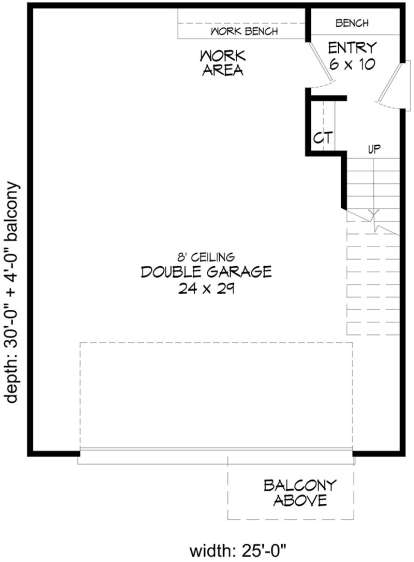 First Floor/Garage for House Plan #940-00073