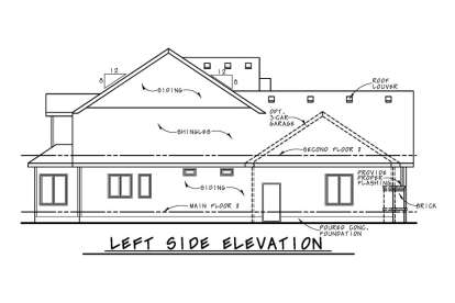 Traditional House Plan #402-01491 Elevation Photo