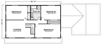 Floorplan 2 for House Plan #526-00084