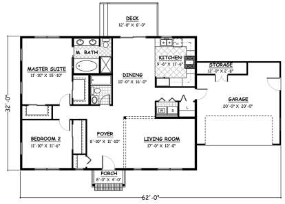Floorplan1 for House Plan #526-00085