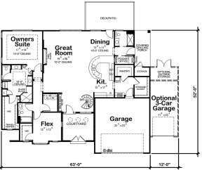 Main Level for House Plan #402-01494