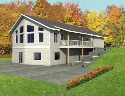 Mountain House Plan #039-00484 Elevation Photo