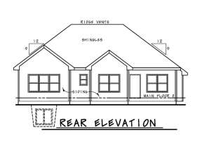 Craftsman House Plan #402-01499 Elevation Photo