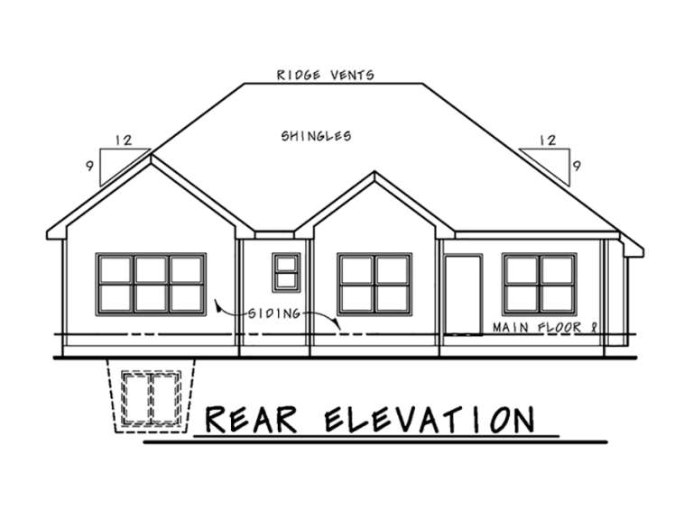 Craftsman House Plan #402-01499 Elevation Photo